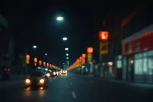 三十分钟月亮剧照，天台夜空中一轮低垂圆月